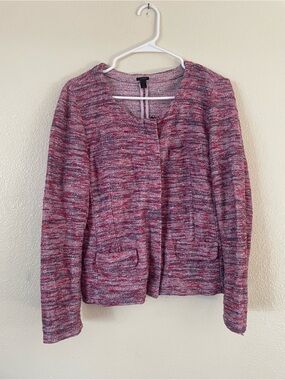 J Crew Poppy Micro Tweed Jacket